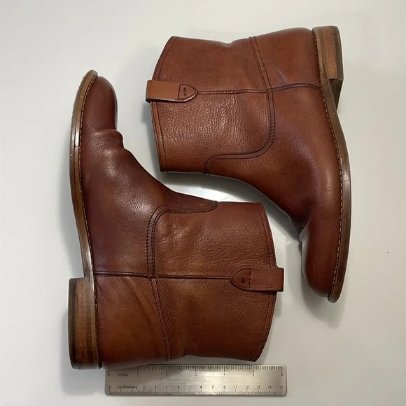 Madewell Brown Ankle Boots - Picture 5 of 13